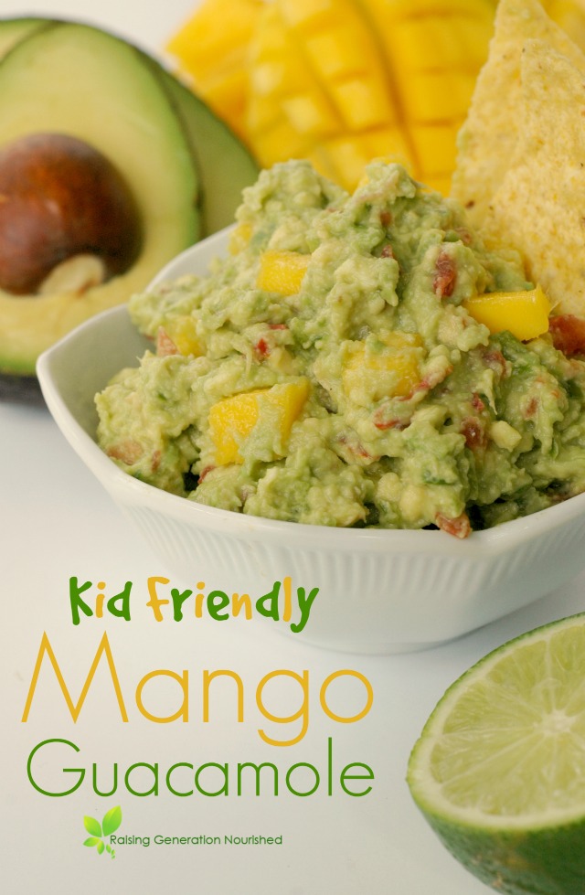 Mango Guacamole Healthy Ideas for Kids