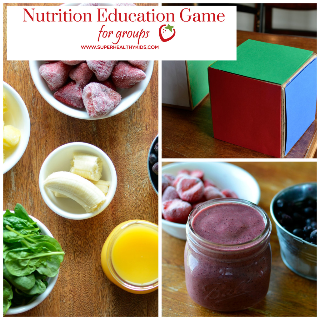 Nutrition lesson mini game! Perfect for small or large groups.