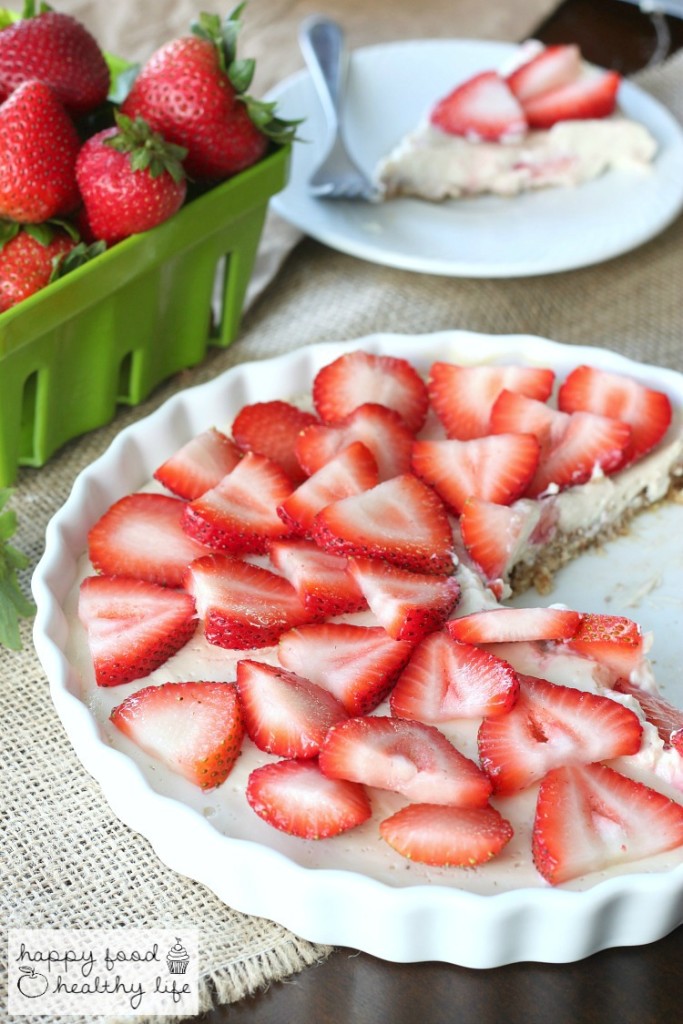 Healthy No-Bake Strawberry Tart | Healthy Ideas for Kids